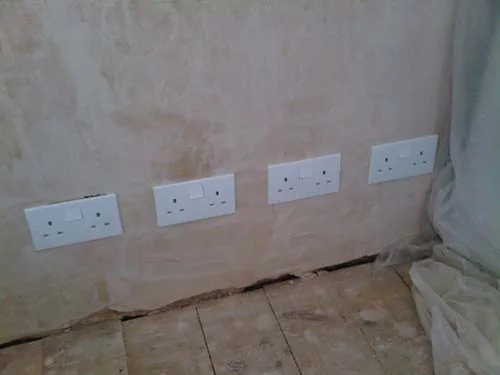 Wall socket installation by our Fulham electricians